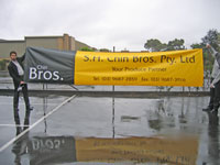 Melbourne Banner Signwriting