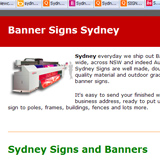 Sydney Banner Signs